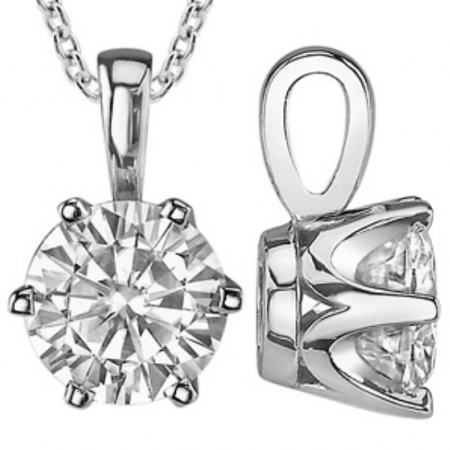 pendent diamond white gold
